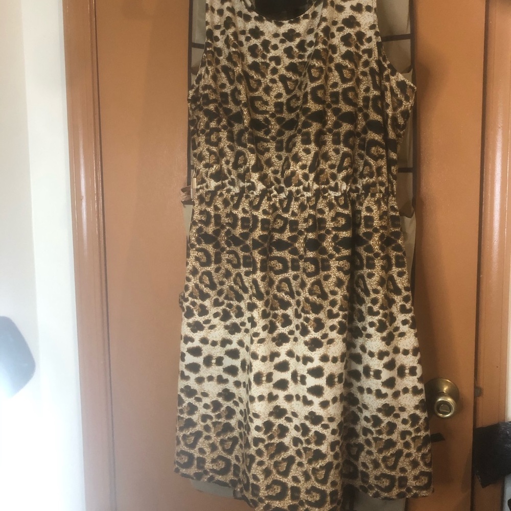 Leopard print dress